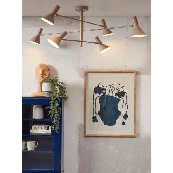 Brūna griestu lampa ar metāla abažūru ø 13,5 cm Izmir – it's about RoMi-image-1