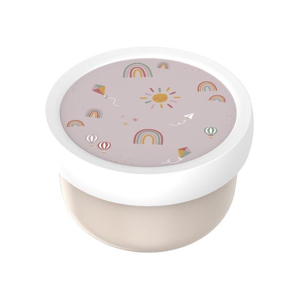 Bēša plastmasas bērnu pusdienu kārba Sunshine & Rainbow – Mepal