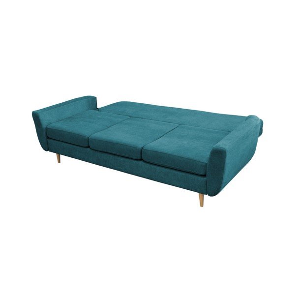 Turkīza krāsas dīvāns ar gaišām kājām Mazzini Sofas Rose-image-4
