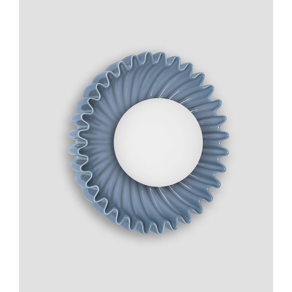 Zila keramikas sienas lampa Petel – Nova Luce-image-4