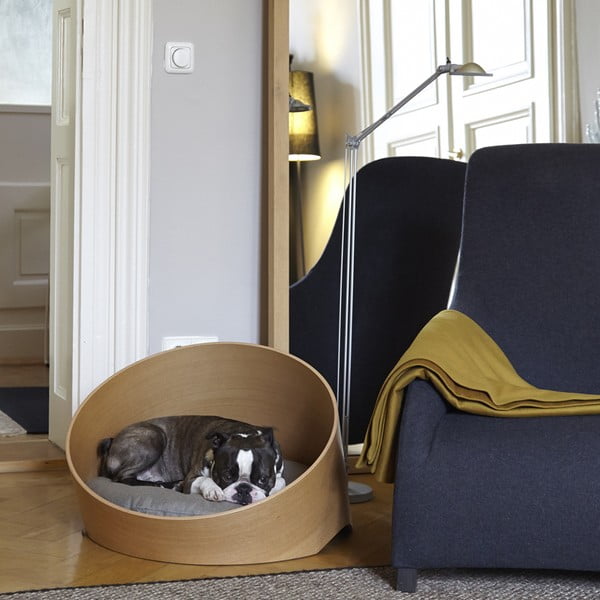 Dabīga toņa mājdzīvnieku gulta mājdzīvniekiem 60x75 cm Covo Oak/Sand S – MiaCara-image-2