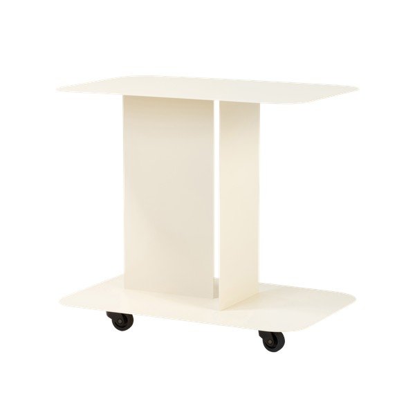 Metāla servēšanas galdiņš uz riteņiem 40x60 cm HO – noo.ma