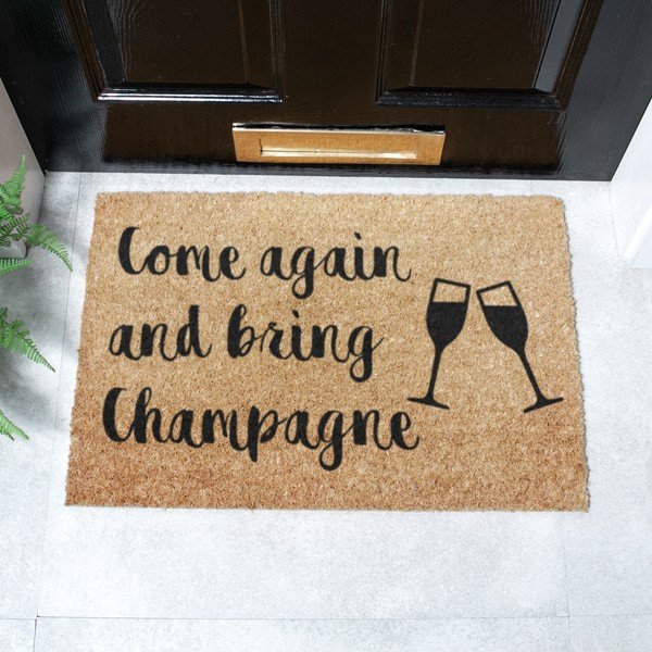 Kokosšķiedras kājslauķis 40x60 cm Bring Champagne – Artsy Doormats-image-2