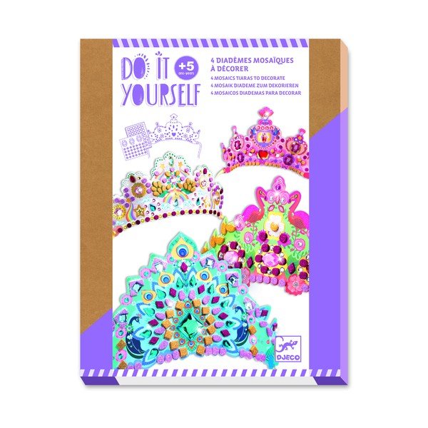 Komplekts 4 vainagu izgatavošanai Djeco Princess-image-2