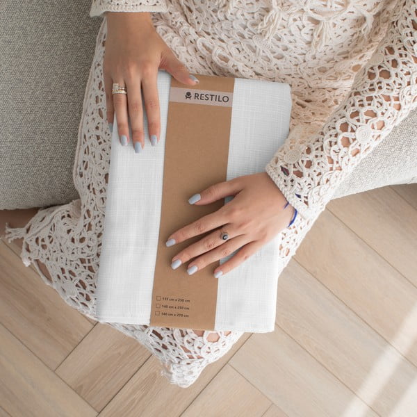 Balts aizkars 140x270 cm Valeta – Restilo-image-2