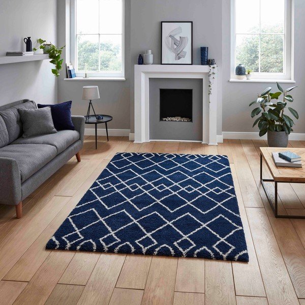 Tumši zils paklājs 120x170 cm Royal Nomadic – Think Rugs-image-1