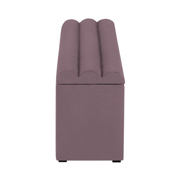 Lavandas purpursarkanais otomāns ar uzglabāšanas vietu Cosmopolitan Design LA, 200 x 47 cm-image-3