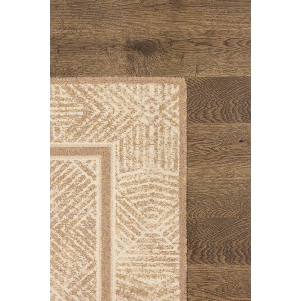 Bēšs vilnas paklājs 133x180 cm Jenny – Agnella-image-3