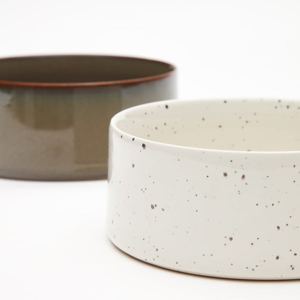 Keramikas bļodas suņiem (2 gab.) ø 14 cm Dumbi – Kave Home-image-1