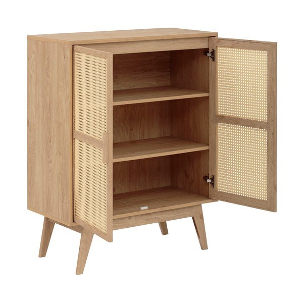 Dabīga toņa skapītis ar ozolkoka imitāciju 87x110 cm Bridget – Støraa-image-3