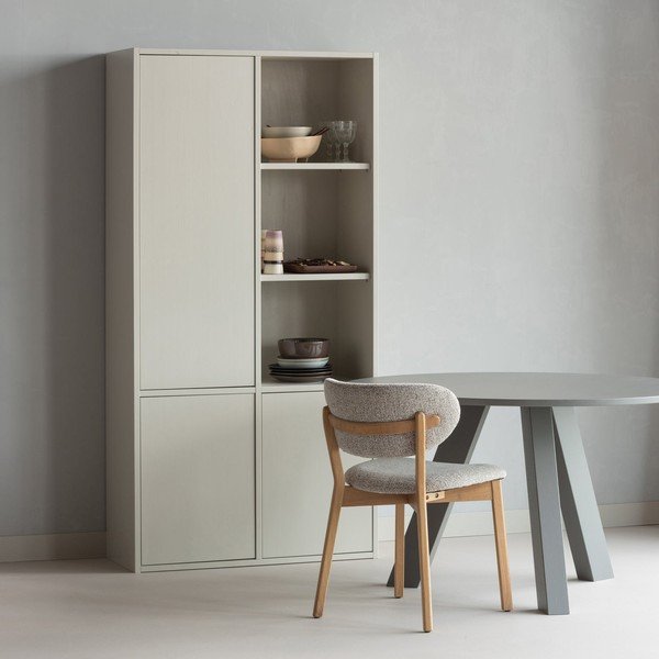 Ozola masīvkoka apaļš ēdamgalds ø 129 cm Rhonda – WOOOD-image-1