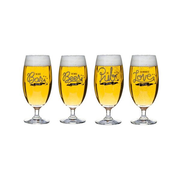 4 glāžu komplekts Sagaform Club Beer, 420 ml-image-1