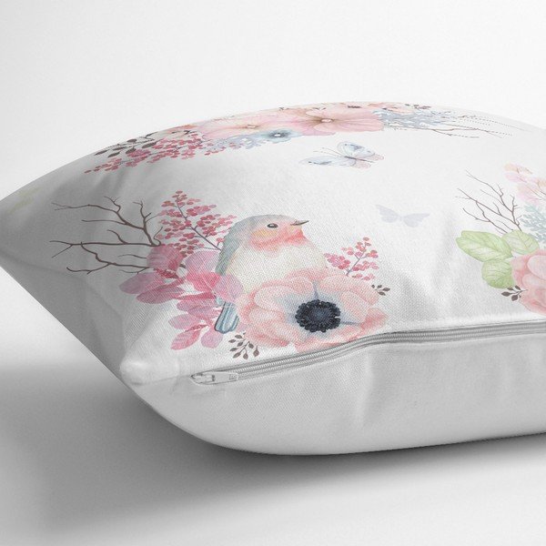Spilvendrāna Minimalist Cushion Covers Special Design Bird Modern, 45 x 45 cm-image-2