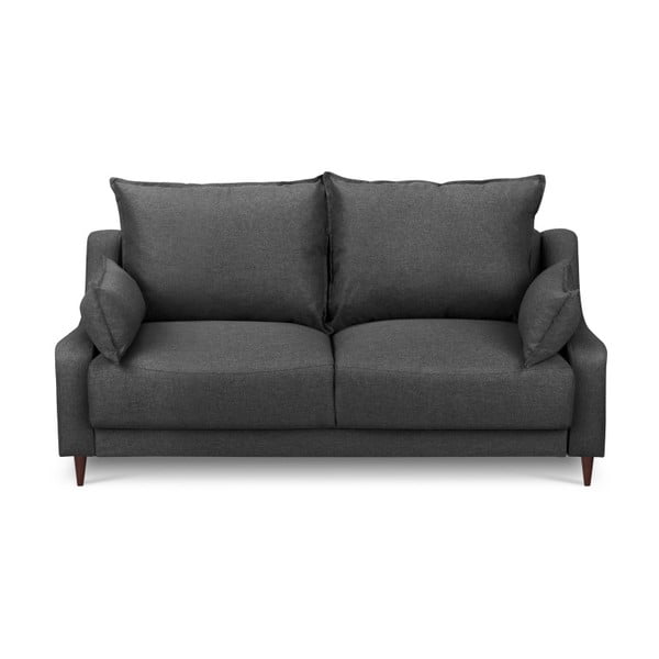 Tumši pelēks dīvāns Mazzini Sofas Ancolie, 150 cm