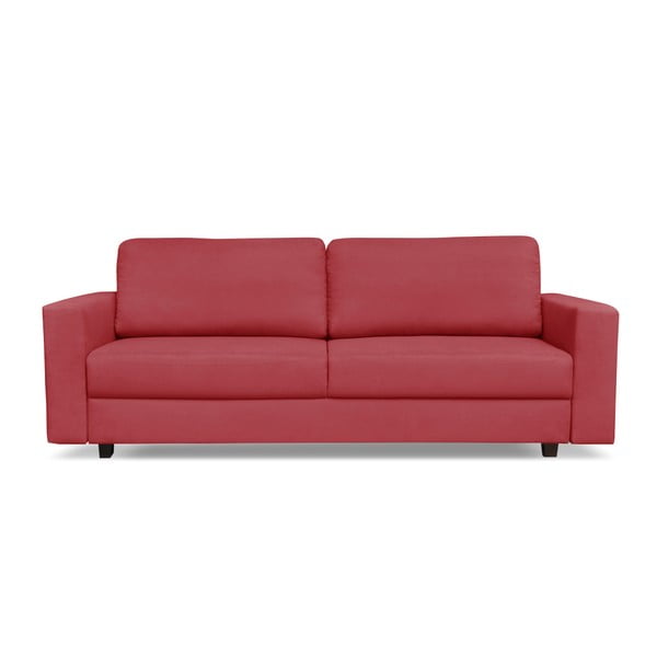 Sarkana dīvānu gulta Cosmopolitan design Bruxelles