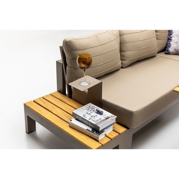 Bēšs dārza atpūtas komplekts 7 personām Daisy – Floriane Garden-image-3