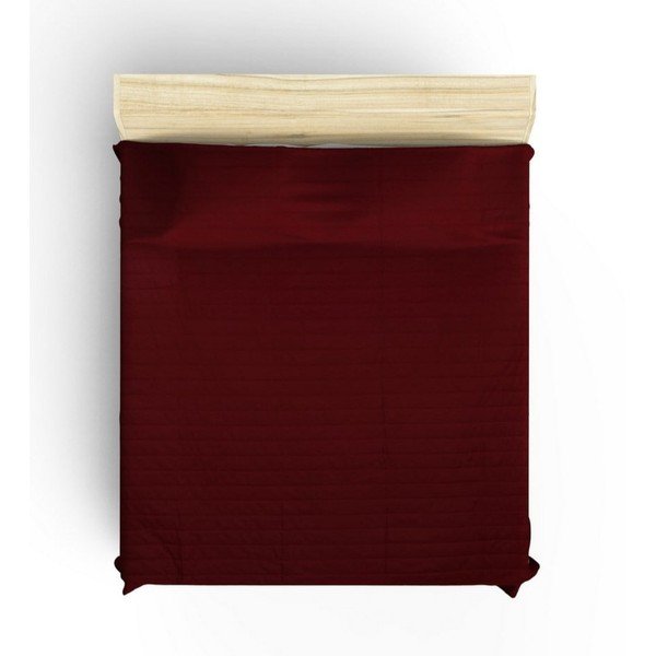 Sarkans stepēts gultas pārklājs divguļamai gultai 220x240 cm Monart – Mijolnir-image-2