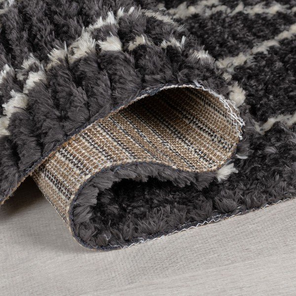 Melns paklājs 160x230 cm Aisha – Flair Rugs-image-2