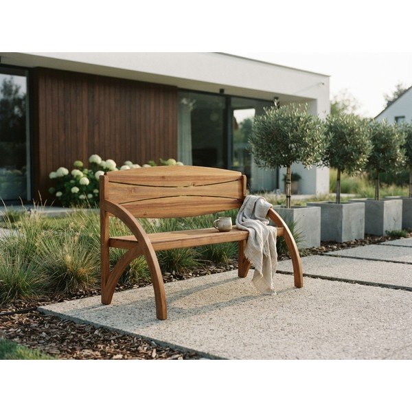 Brūns masīvkoka dārza sols Hadia – Garden Pleasure-image-1