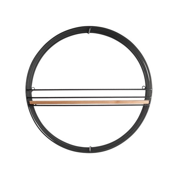 Melns sienas plaukts Leitmotiv Round-image-1