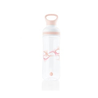 Rozā ūdens pudele Equa Flow Wave, 800 ml