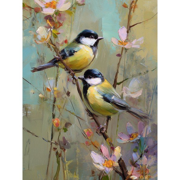 Drukāta glezna ar rāmi 60x80 cm Parus Pair – Styler