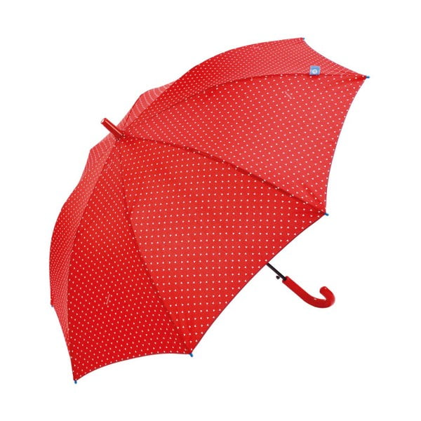 Ambiance Dots sarkans bērnu lietussargs, ⌀ 108 cm