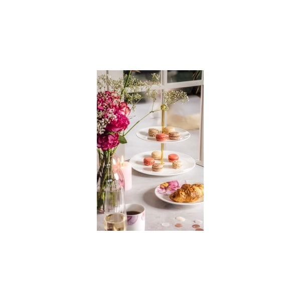 Balts/rozā porcelāna šķīvis ø 21,2 cm Rose Garden – Villeroy&Boch-image-3