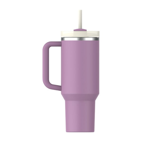 Violets nerūsējošā tērauda termoss ar salmiņu 1,18 l Quencher H2.0 FlowState Tumbler Lilac – Stanley-image-3