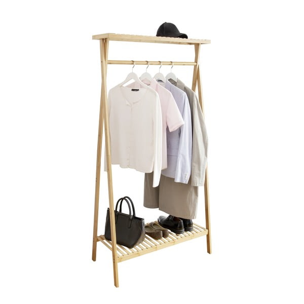 Dabīga toņa bambusa drēbju statīvs Lanai – Wenko-image-2