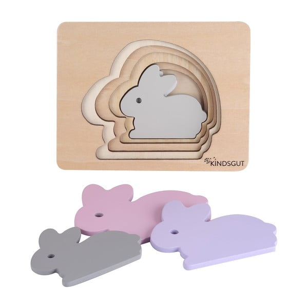 Koka reljefa puzle Rabbit – Kindsgut-image-4