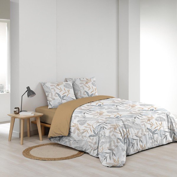 Dzeltena/balta divguļamā gultas veļa 240x220 cm Kimberly – douceur d'intérieur-image-2