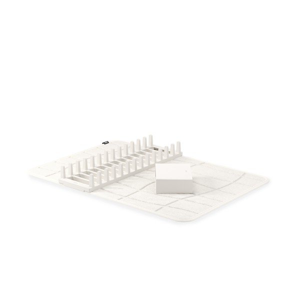 Bēšs plastmasas trauku žāvēšanas paliktnis 61x43 cm Udry – Umbra