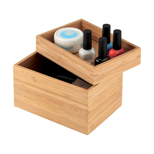 Dabīga toņa bambusa kosmētikas vannas istabas organizators Isalys – MSV