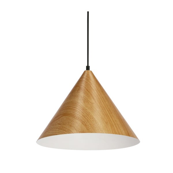 Brūna piekaramā lampa ar metāla abažūru ø 32 cm Dunca – Candellux Lighting-image-3