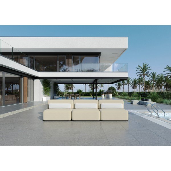 Bēšs modulārais dārza dīvāns (vidējā moduļa) Straw – Sit Sit-image-1