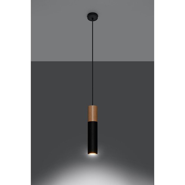 Melna griestu lampa Sollux Paul-image-3