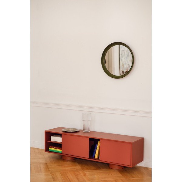 Terakotas oranžs TV galdiņš 160x48x42 cm Taro – noo.ma-image-1