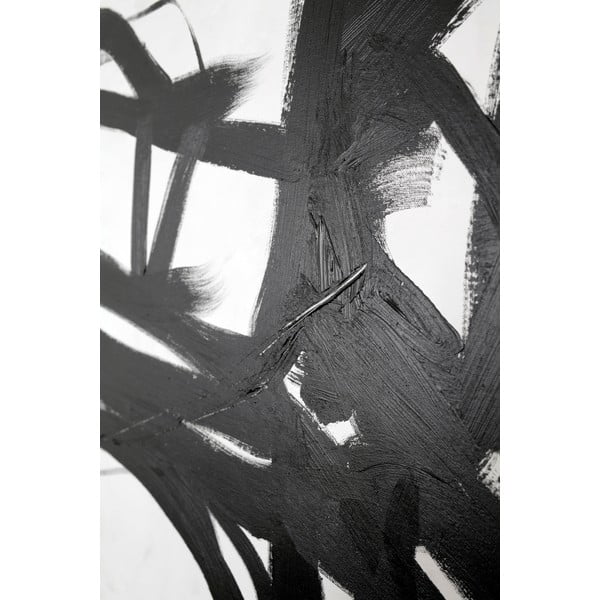 Ar rokām gleznota glezna 100x100 cm Playblack 2 – Malerifabrikken-image-2