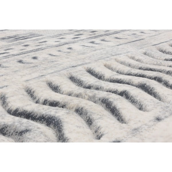 Balts vilnas paklājs 230x340 cm Masi – Agnella-image-3