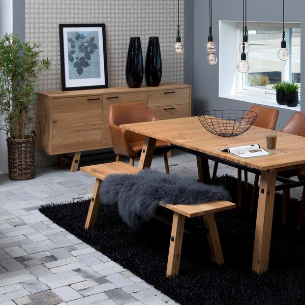 Actona Stokholmas divvietīgā kumode ar 3 atvilktnēm-image-1