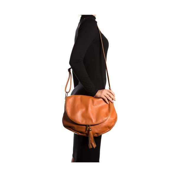 Ādas rokassoma Isabella Rhea 2053 Cognac-image-2