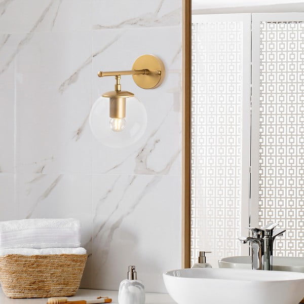 Misiņa krāsas sienas lampa Roe – Opviq lights-image-1