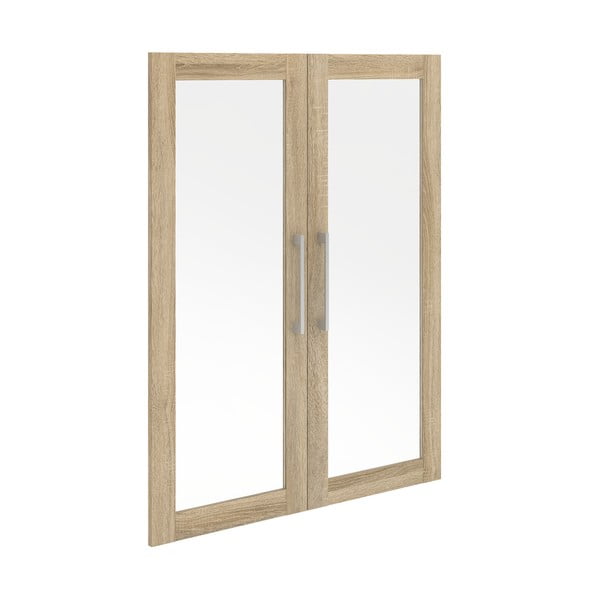 Dabīga toņa durvis moduļu plauktu sistēmai ar ozolkoka imitāciju 84x105 cm Prima – Tvilum-image-2