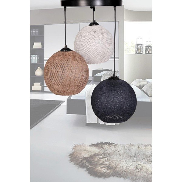 Piekaramā lampa 22x33 cm Rope 3 – Magenta Home-image-1
