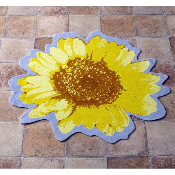 Īpašais paklājs - dzeltens zieds, 100 cm