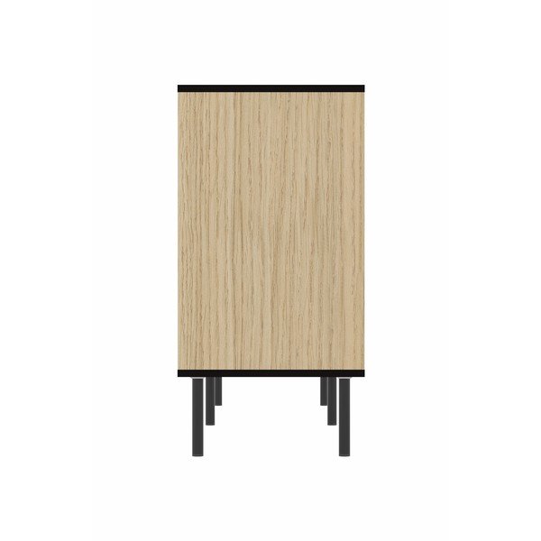 Melna kumode no ozolkoka 170x80 cm Lord - TemaHome -image-1