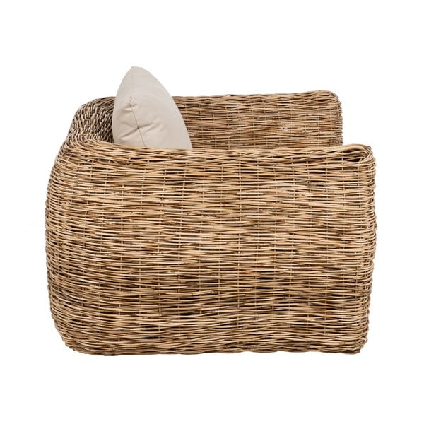 Balts/dabīga toņa austs atpūtas krēsls – Ixia-image-2