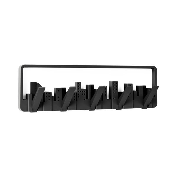 Melns plastmasas sienas pakaramais Skyline – Umbra-image-2