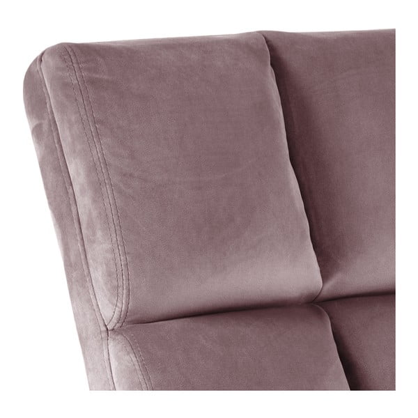 Rozā samta atpūtas krēsls Alba – Actona-image-4